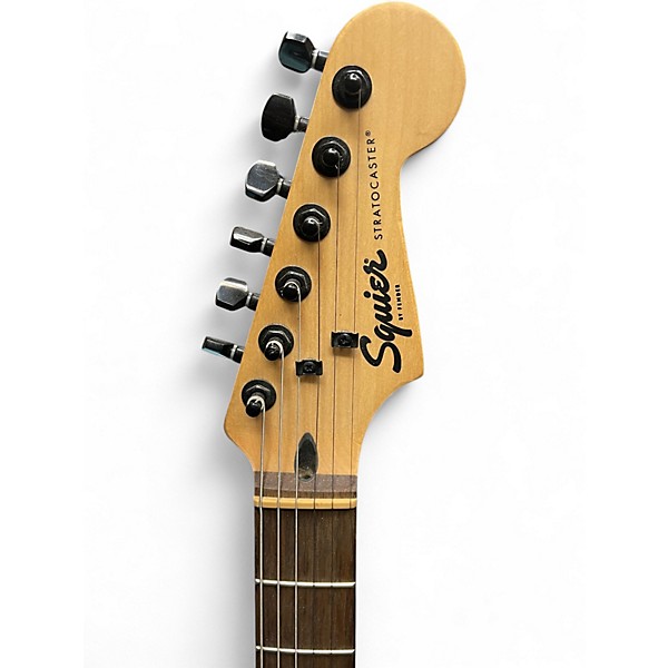 Used Squier Stratocaster HSS Black Solid Body Electric Guitar
