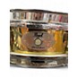Used Pearl 3X13 Piccolo Snare Brass Brass Drum