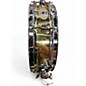 Used Pearl 3X13 Piccolo Snare Brass Brass Drum