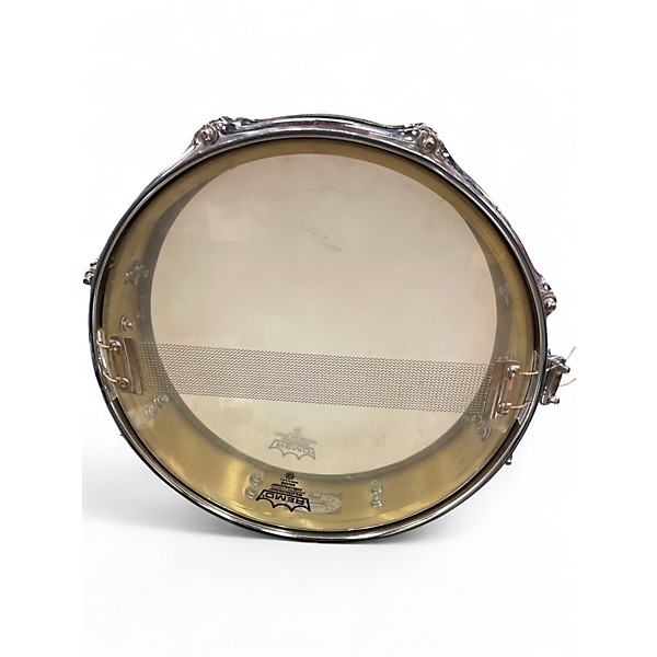 Used Pearl 3X13 Piccolo Snare Brass Brass Drum