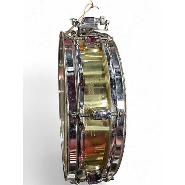 Used Pearl 3X13 Piccolo Snare Brass Brass Drum
