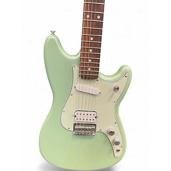 Used Fender Duo Sonic HS Surf Green Solid Body Electric Guitar