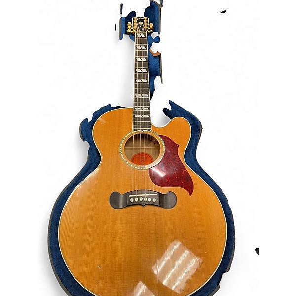 Used Gibson J185EC Natural Acoustic Electric Guitar