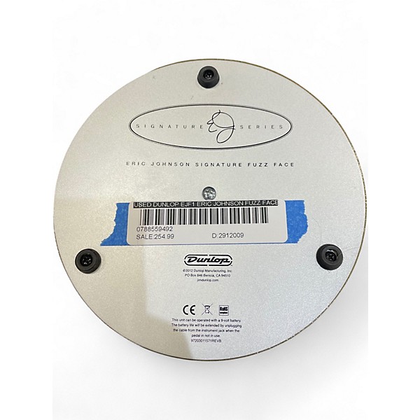 Used Dunlop EJF1 Eric Johnson Fuzz Face Effect Pedal