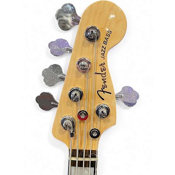 Used 2019 Fender American Elite Jazz Bass 5 String 3 Tone Sunburst Electric Bass Guitar