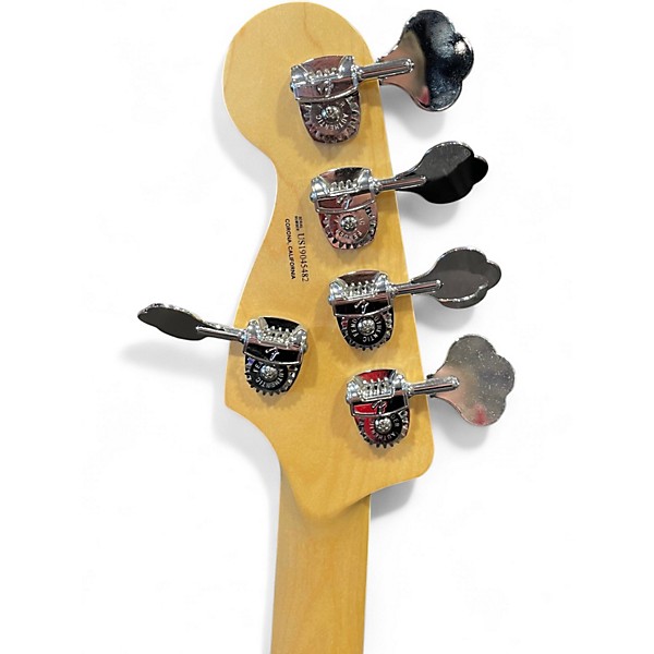 Used 2019 Fender American Elite Jazz Bass 5 String 3 Tone Sunburst Electric Bass Guitar