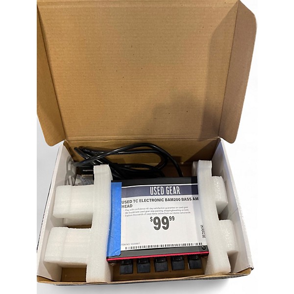 Used TC Electronic BAM200 Bass Amp Head