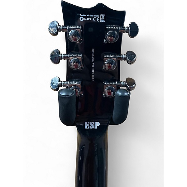 Used ESP LTD Graphic Series EX Clockwork Zombie Custom Graphic Solid Body Electric Guitar