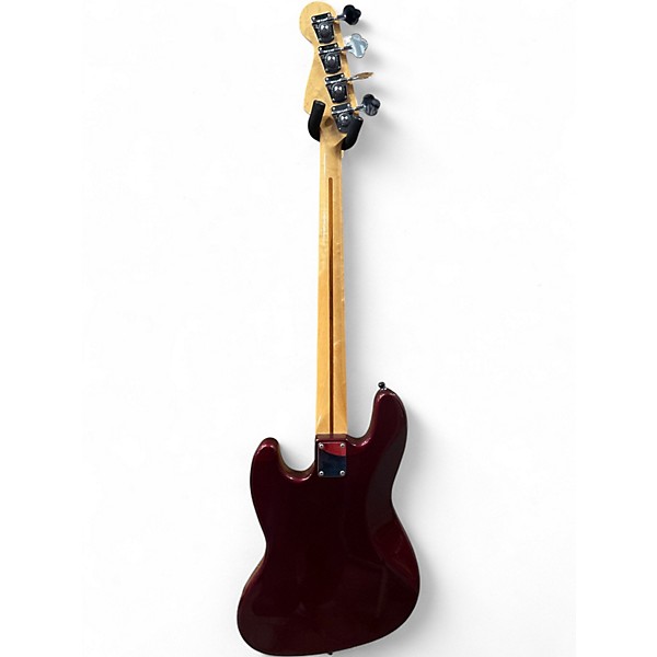 Used Fender Standard Jazz Bass Wine Red Electric Bass Guitar