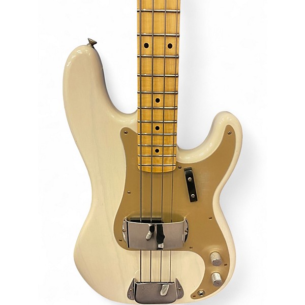 Used Fender CUSTOM SHOP JOURNEYMAN RELIC Blonde Electric Bass Guitar