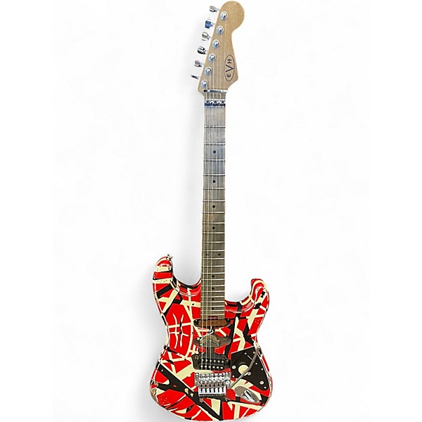 Used EVH Striped Series Frankie evh Solid Body Electric Guitar