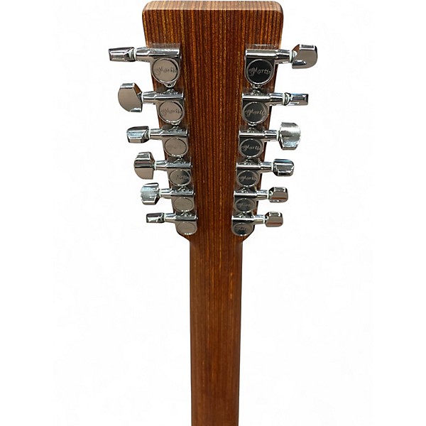 Used Martin X Series Custom Dreadnought Centennial Natural 12 String Acoustic Electric Guitar