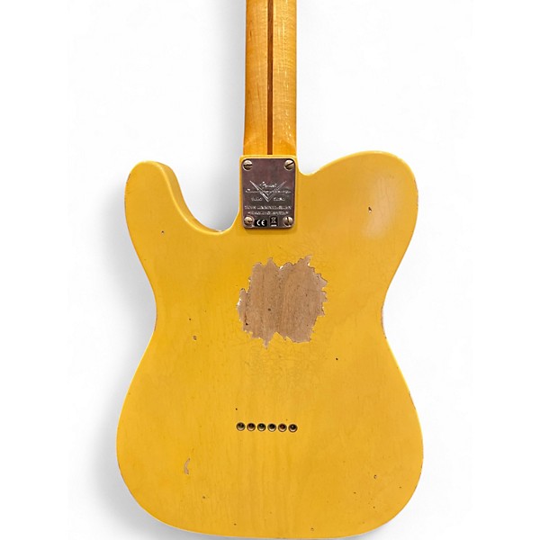 Used 2023 Fender Custom Shop 70th Anniversary Broadcaster Heavy Relic Blonde Solid Body Electric Guitar