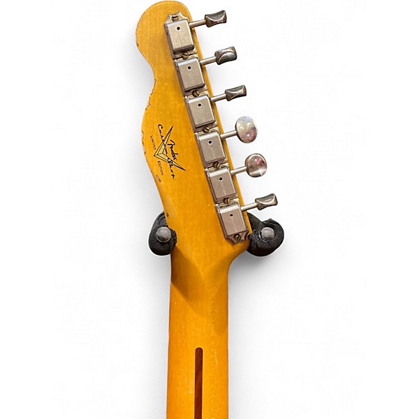 Used 2023 Fender Custom Shop 70th Anniversary Broadcaster Heavy Relic Blonde Solid Body Electric Guitar