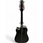 Used Takamine GD30-12 Black 12 String Acoustic Electric Guitar