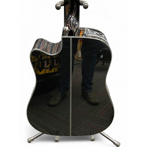 Used Takamine GD30-12 Black 12 String Acoustic Electric Guitar