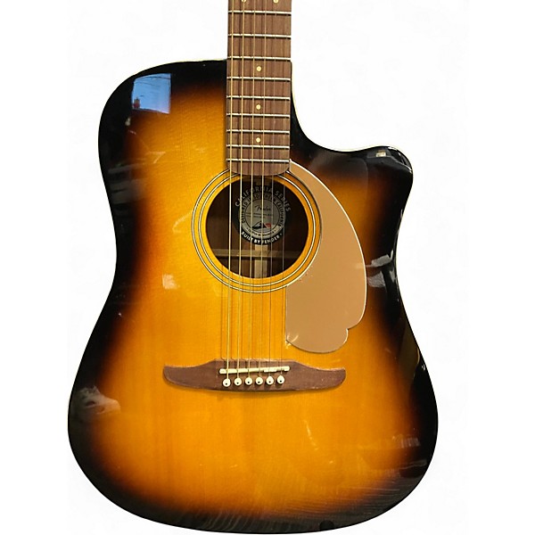 Used Fender Redondo Player Sunburst Acoustic Electric Guitar