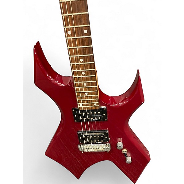 Used B.C. Rich Bronze Series Warlock RED Solid Body Electric Guitar