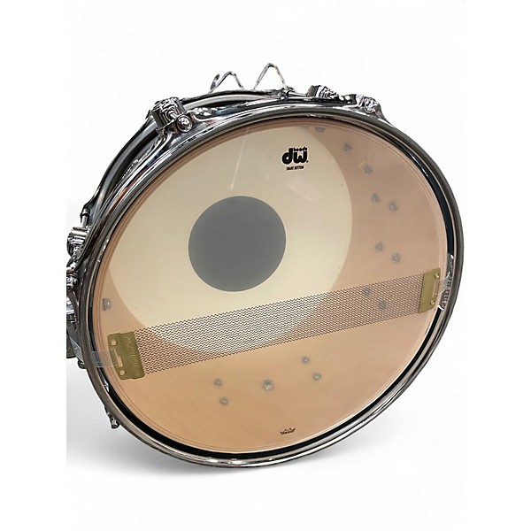 Used DW 13X7 Performance Series Snare Black Mirra Drum