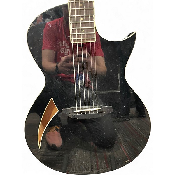 Used ESP LTD TL6 Black Acoustic Electric Guitar