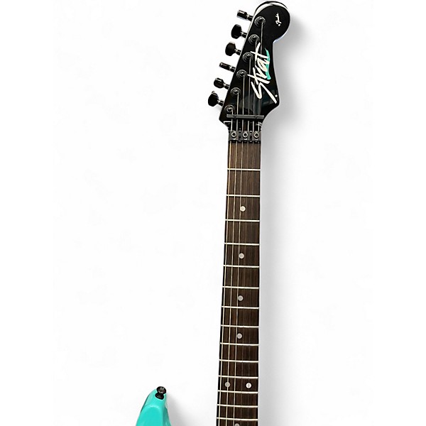 Used Fender HM Heavy Metal Stratocaster Green Solid Body Electric Guitar