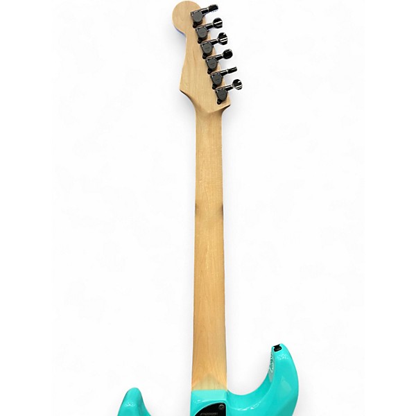 Used Fender HM Heavy Metal Stratocaster Green Solid Body Electric Guitar