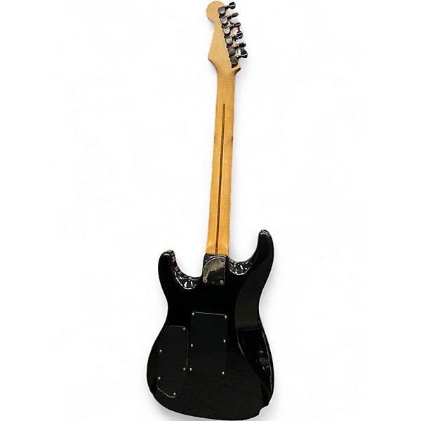 Vintage 1980s Fender HM Strat Black Solid Body Electric Guitar