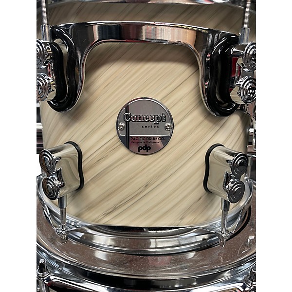Used PDP by DW 4 Piece Concept Series Twisted Ivory Drum Kit
