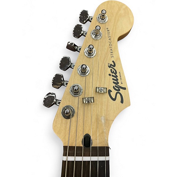 Used Squier Stratocaster II Black Solid Body Electric Guitar