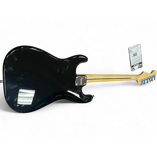 Used Squier Stratocaster II Black Solid Body Electric Guitar