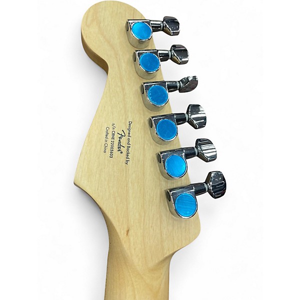 Used Squier Stratocaster II Black Solid Body Electric Guitar