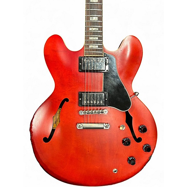 Used 2016 Gibson ES335 Memphis Satin Faded Cherry Hollow Body Electric Guitar