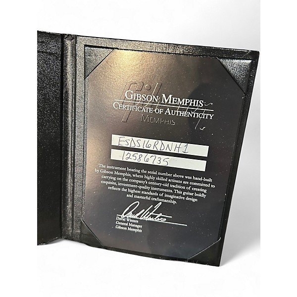 Used 2016 Gibson ES335 Memphis Satin Faded Cherry Hollow Body Electric Guitar