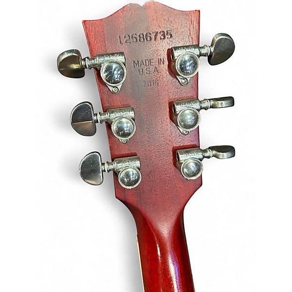 Used 2016 Gibson ES335 Memphis Satin Faded Cherry Hollow Body Electric Guitar