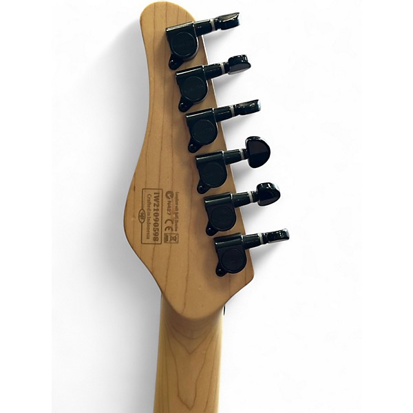 Used Schecter Guitar Research Sun Valley Super Shredder FR Green Reign Solid Body Electric Guitar