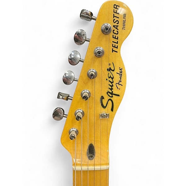Used Squier Classic Vibe Telecaster Thinline Natural Hollow Body Electric Guitar
