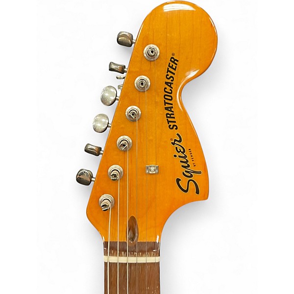 Used Squier Classic Vibe Stratocaster Black Solid Body Electric Guitar