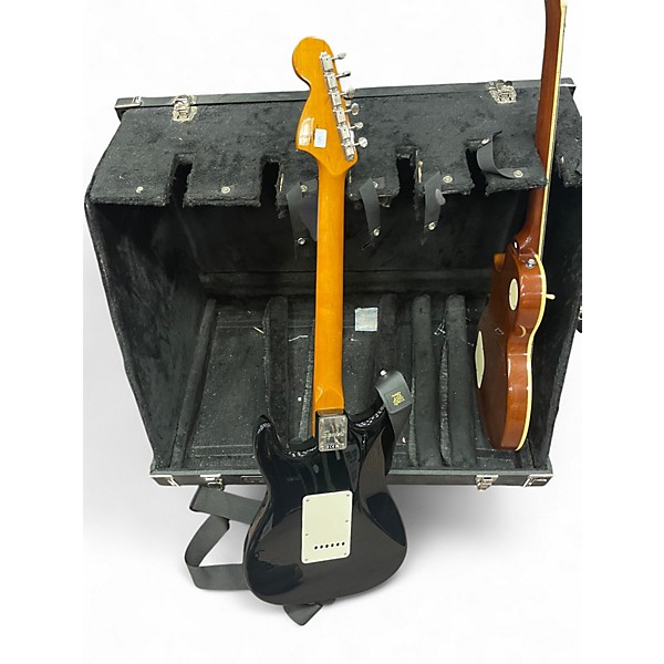 Used Squier Classic Vibe Stratocaster Black Solid Body Electric Guitar