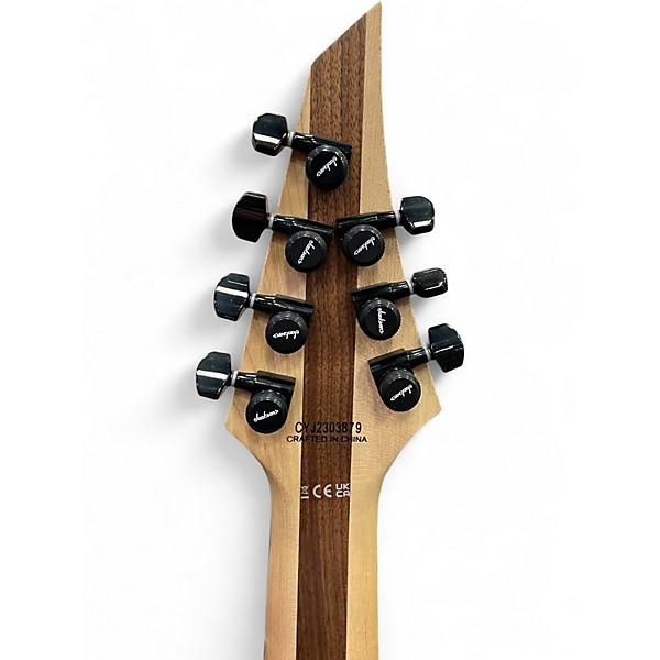 Used Jackson FSR Pro Series DKA7 Dinky 7 String Blue Burst Solid Body Electric Guitar