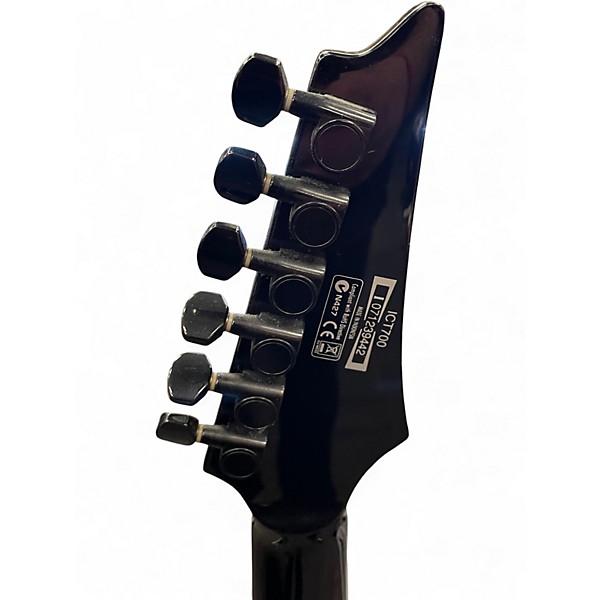 Used Ibanez ICT700 Iceman Black Solid Body Electric Guitar