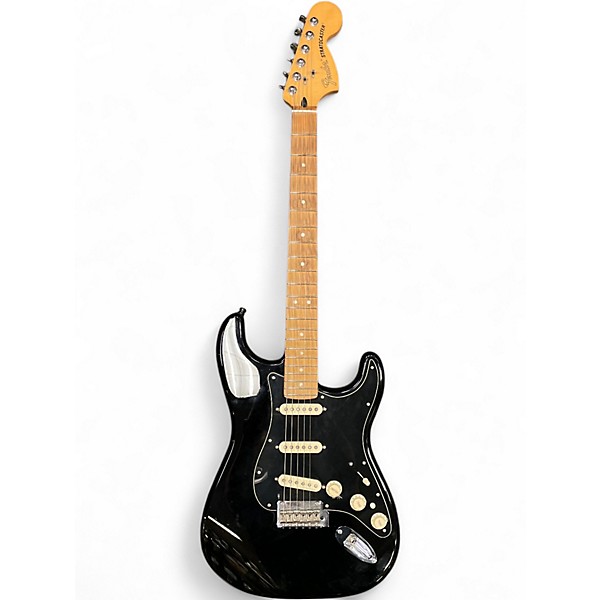 Used 2018 Fender Deluxe Stratocaster Black Solid Body Electric Guitar