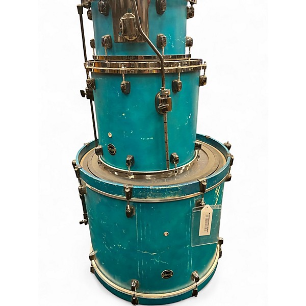Used D Drum 3 Piece DIATRIBE TEAL Drum Kit