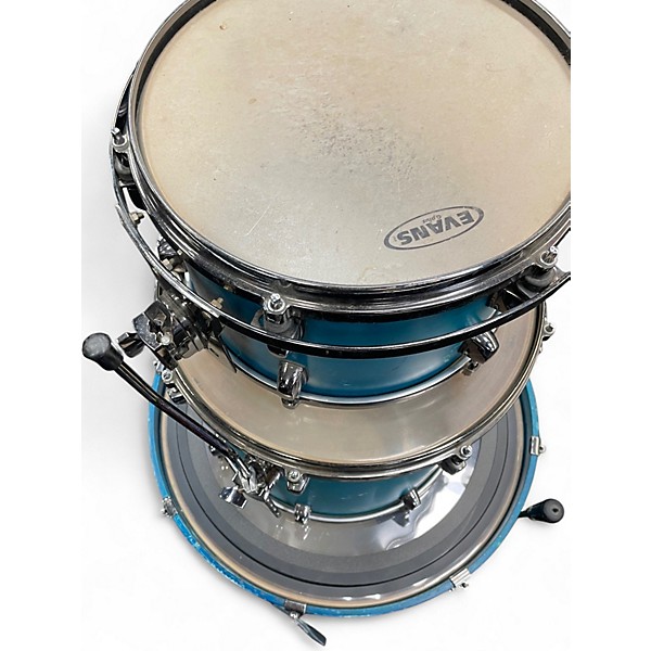 Used D Drum 3 Piece DIATRIBE TEAL Drum Kit