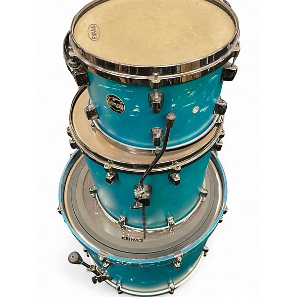 Used D Drum 3 Piece DIATRIBE TEAL Drum Kit