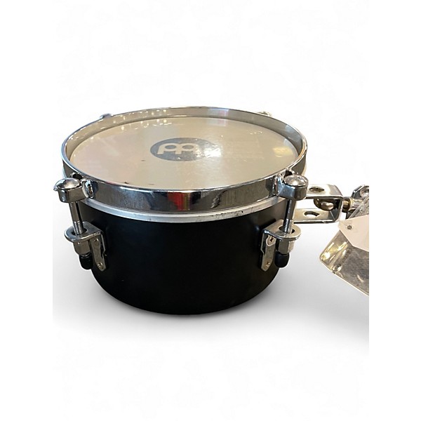 Used MEINL 8in POCKET SNARE Black Drum