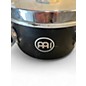 Used MEINL 8in POCKET SNARE Black Drum