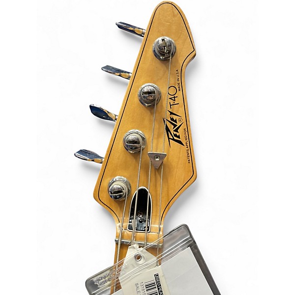 Used Peavey T40 Natural Electric Bass Guitar