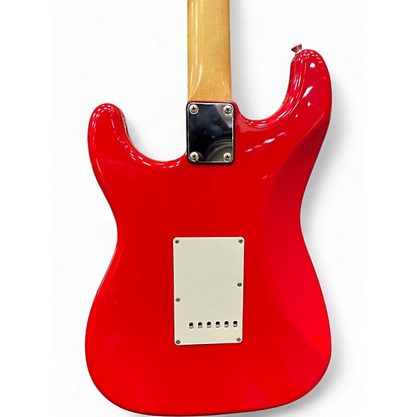 Used Squier MIJ E Series Stratocaster Red Solid Body Electric Guitar