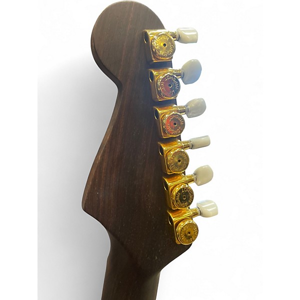 Used Fender Partscaster - FSR Rosewood Neck, American Standard Body Black Solid Body Electric Guitar