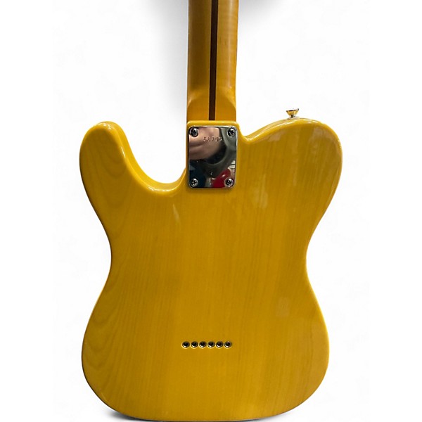 Used Warmoth Tele - Genuine USA Fender Replacement Body, Warmoth Neck Butterscotch Blonde Solid Body Electric Guitar